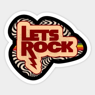 Let's Rock Sticker